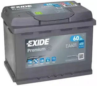 EA601 EXIDE Стартерная аккумуляторная батарея EA601 EXIDE Стартерная аккумуляторная батарея